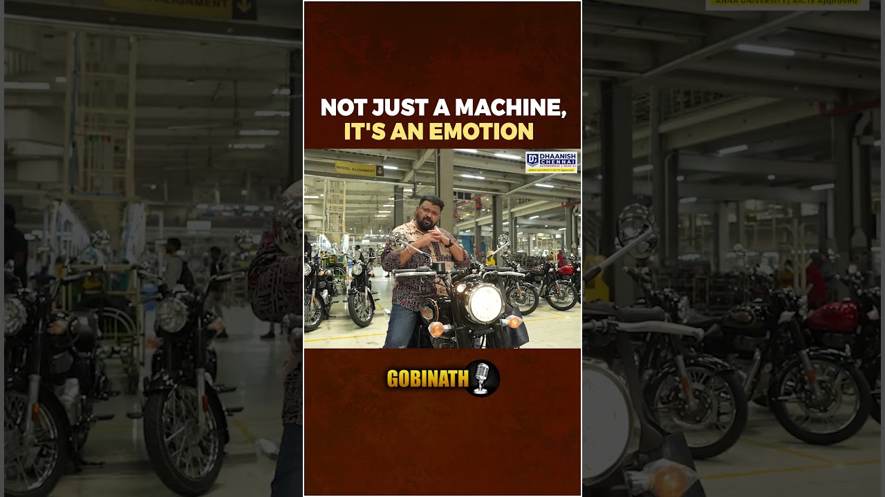 Royal Enfield Classic 350 | The Modern Bike with the Old Bullet Soul | Gobinath #shorts