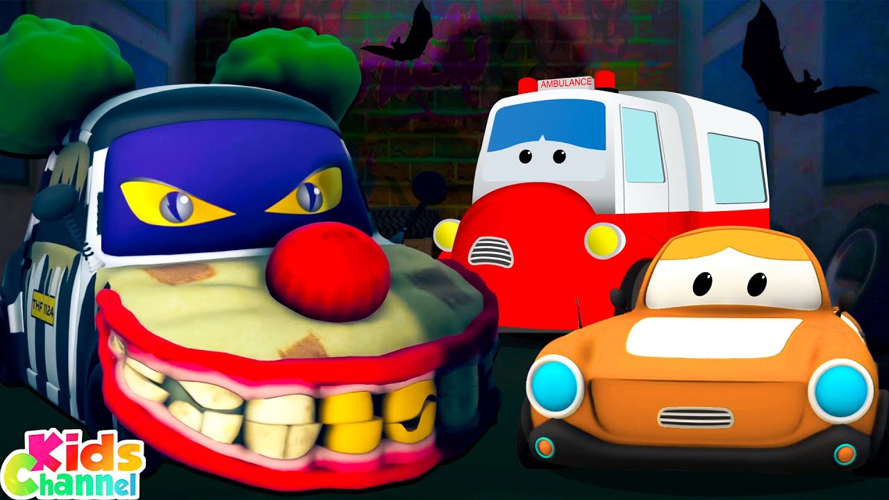 Clownjuring Cartoon Show & Vehicle Videos for Toddlers