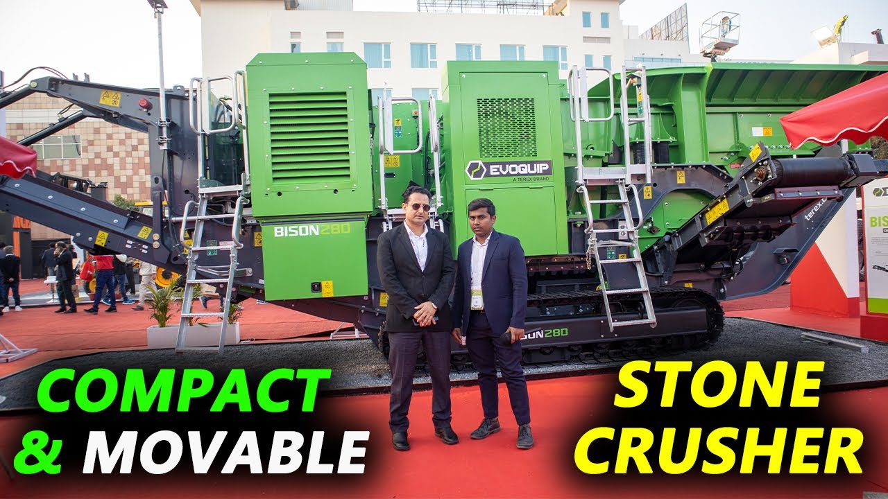 Compact & movable stone crusher machine | EvoQuip Crushing and Screening solutions | bauma conexpo