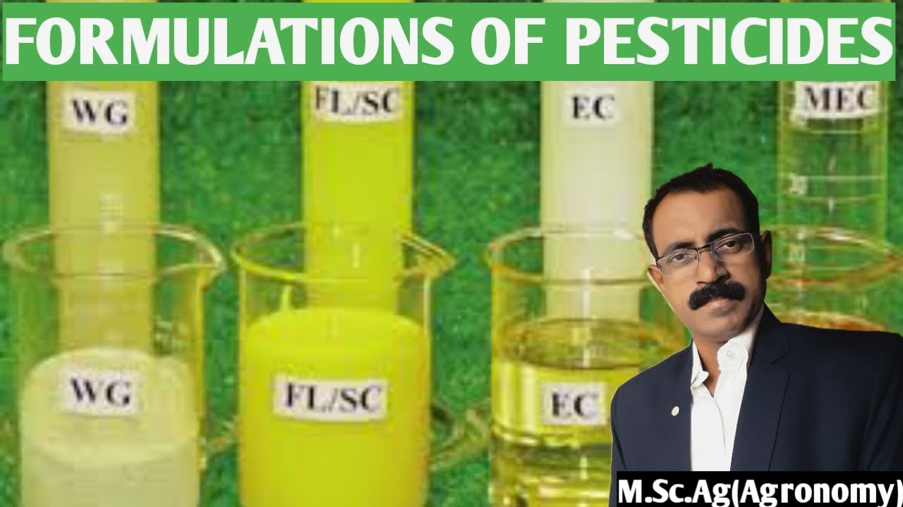 FORMULATIONS OF PESTICIDES