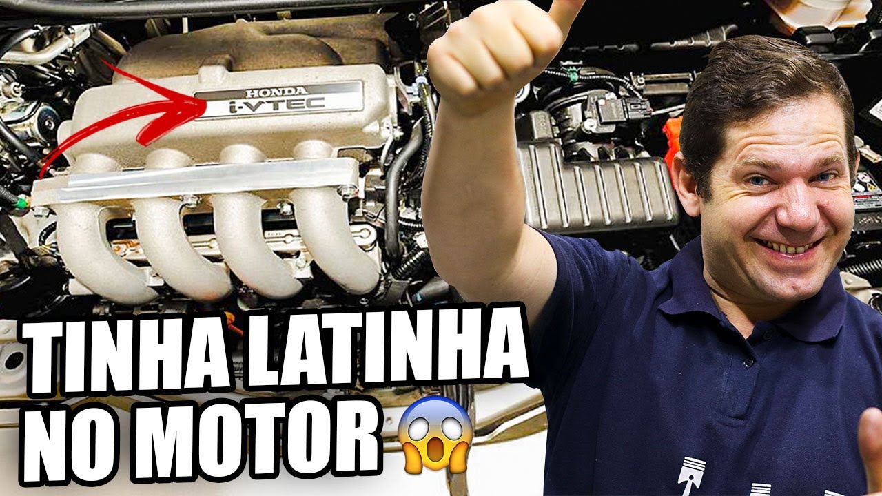 PEGAMOS UM MOTOR DE HONDA FIT 1.5 V-TEC DETONADO!! 😱 FIZEMOS O MOTOR INTEIRO!! 💪