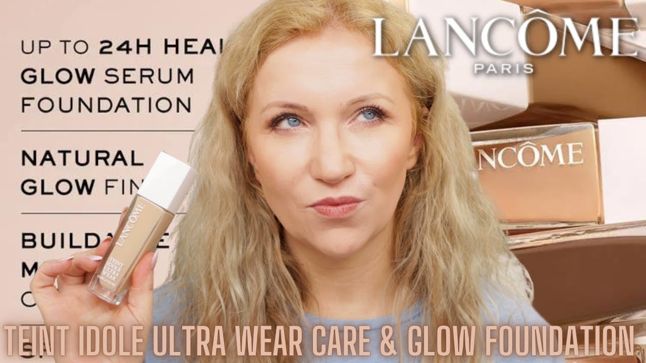 LANCOME TEINT IDOLE ULTRA WEAR CARE & GLOW FOUNDATION - FIRST IMPRESSION - VERGLEICH MIT HOURGLASS