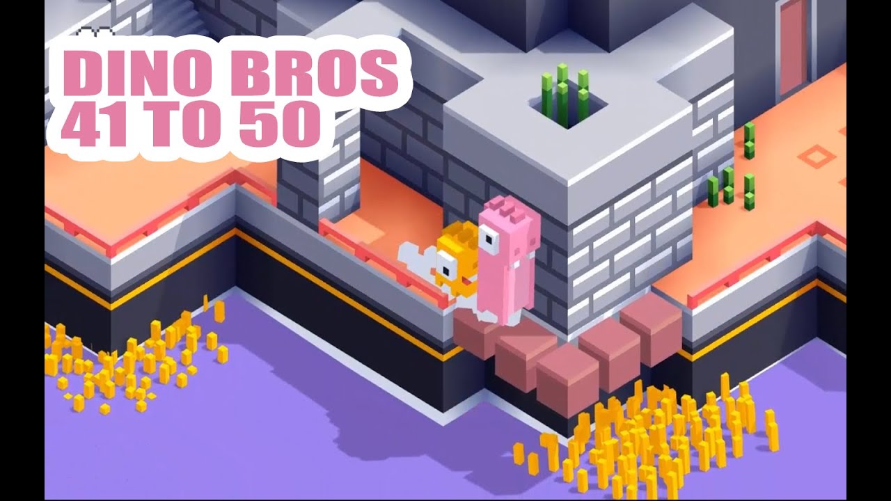 Fancade Dino Bros Level 41,42,43,44,45,46,47,48,49,50 || Puzzle Game Free || 2021