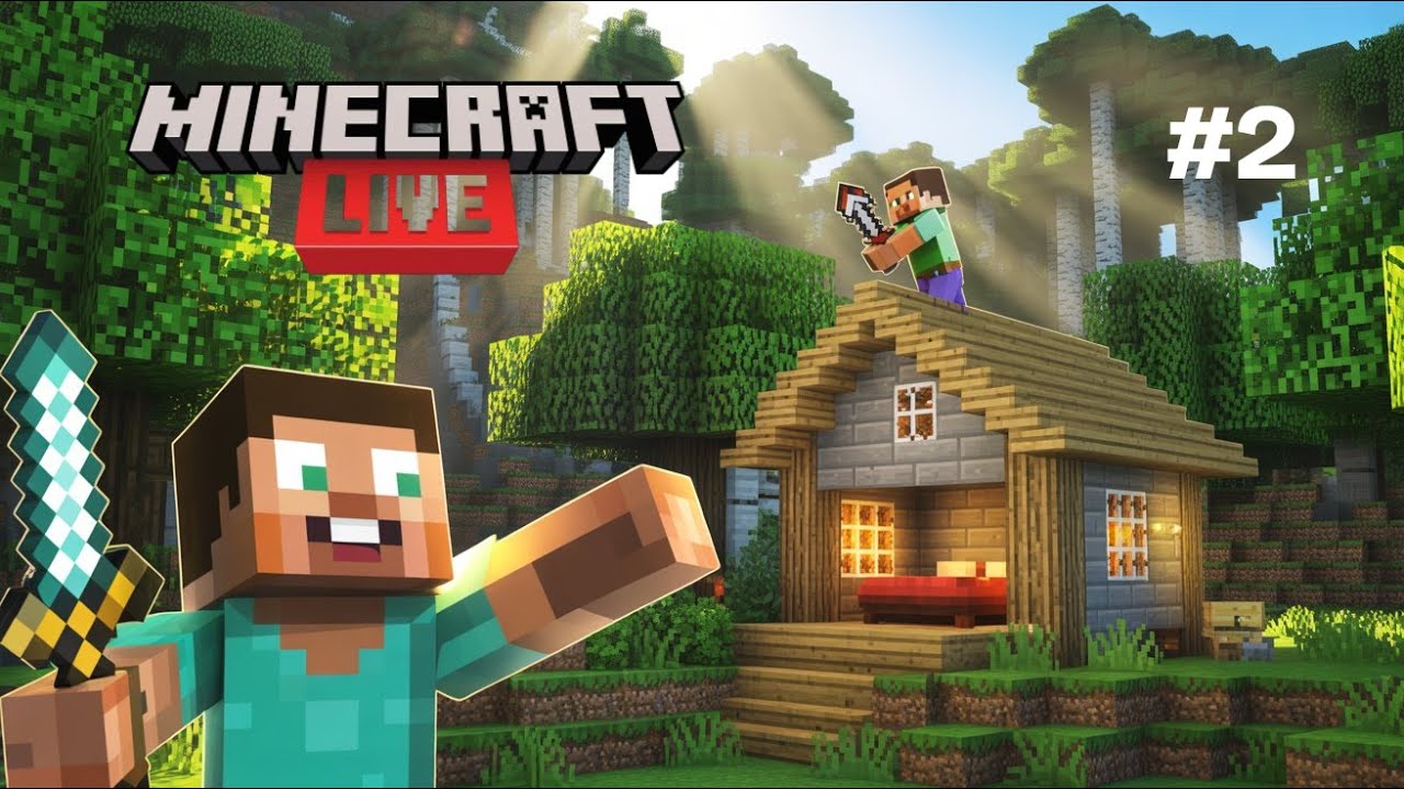 Minecraft Survival LIVE 🔴 | Hindi Gameplay | #2