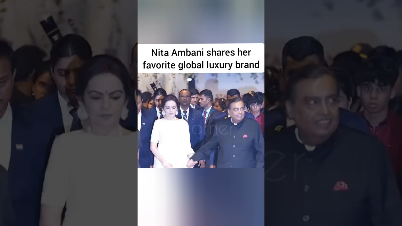 Nita Ambani shares her favorite global luxury brand #shorts #NitaAmbani #ambani