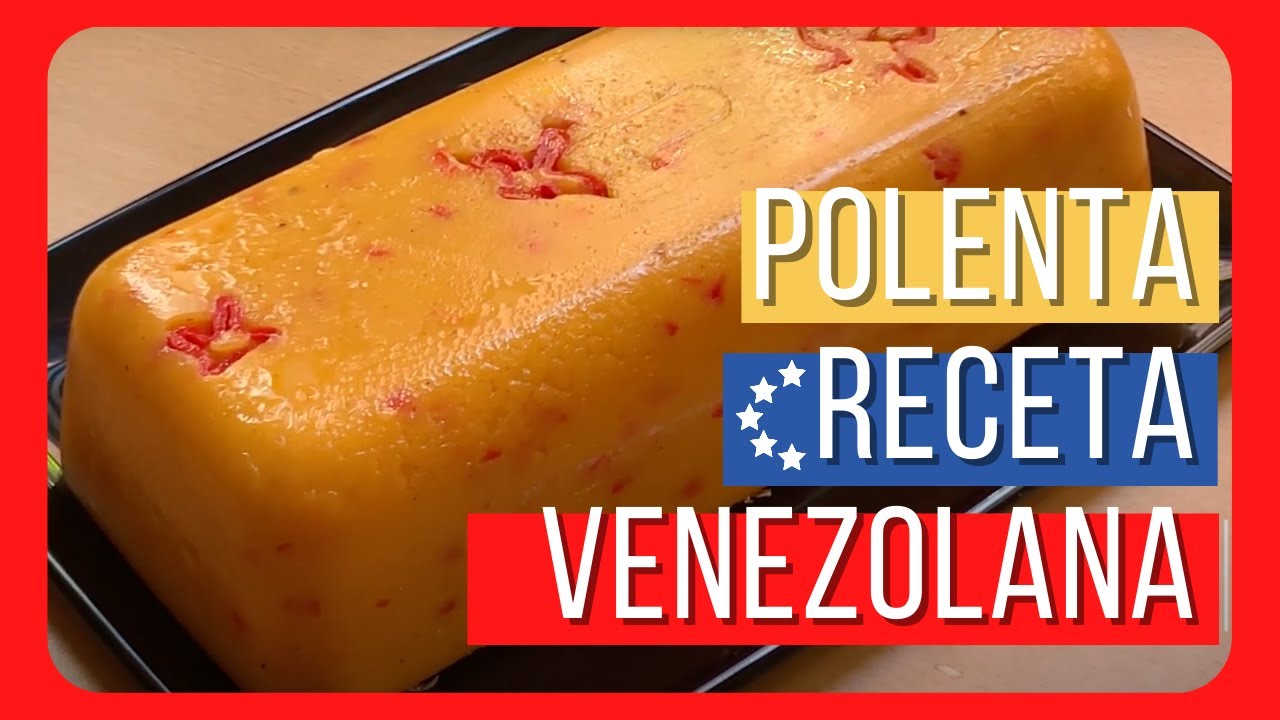 🇻🇪 POLENTA venezolana o FUNCHE venezolano 💛💙❤️ [Receta de cocina venezolana con ají dulce]