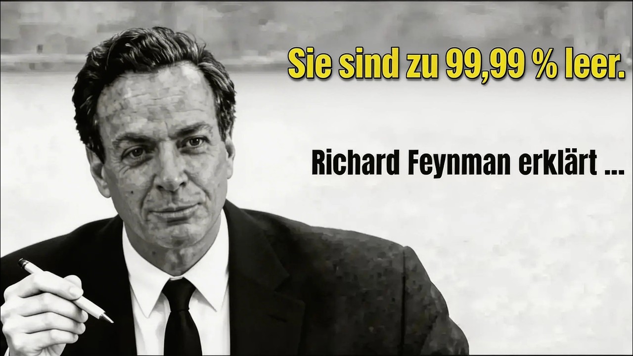 Warum sind Atome zu 99,99 % LEER, aber man kann nicht durch Wände gehen Feynmans Antwort wird Ihre R