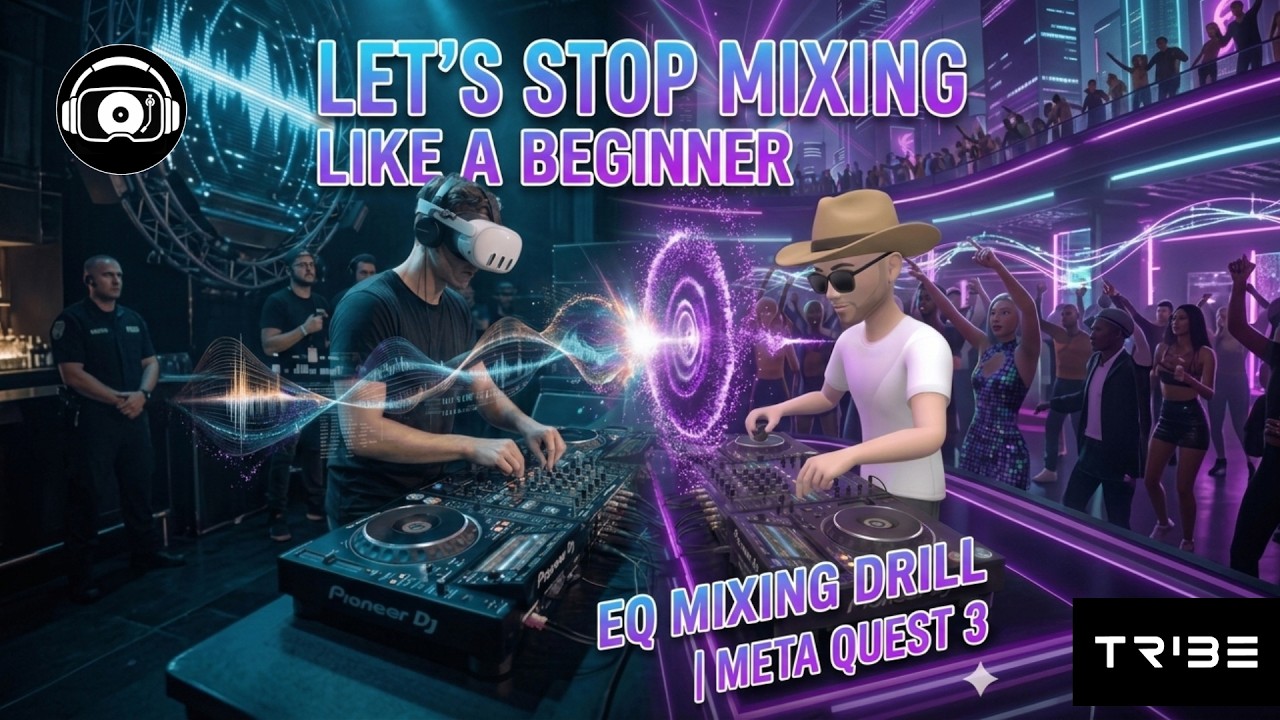 Lets Stop Mixing Like a Beginner (Meta Quest 3 VR DJ EQ Mixing Transition Drills)