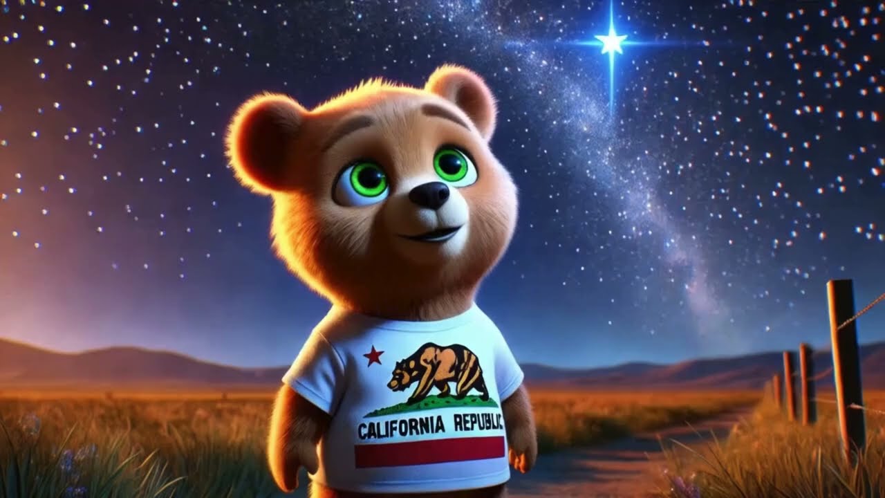 🌟 Mon Étoile – Une Aventure Magique en Californie ! 🐻✨ | Chanson Enfant Animée