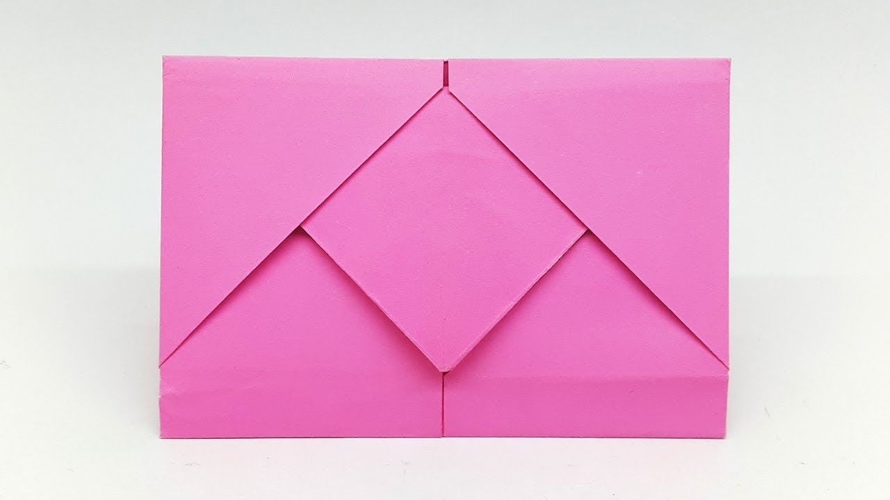 Surprise Envelope making tutorial with Paper (Origami Envelope)