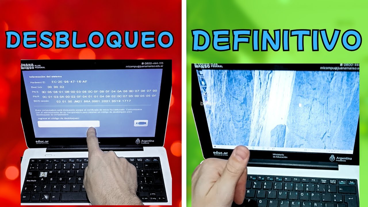 Desbloqueo Definitivo Netbook JUANA MANSO