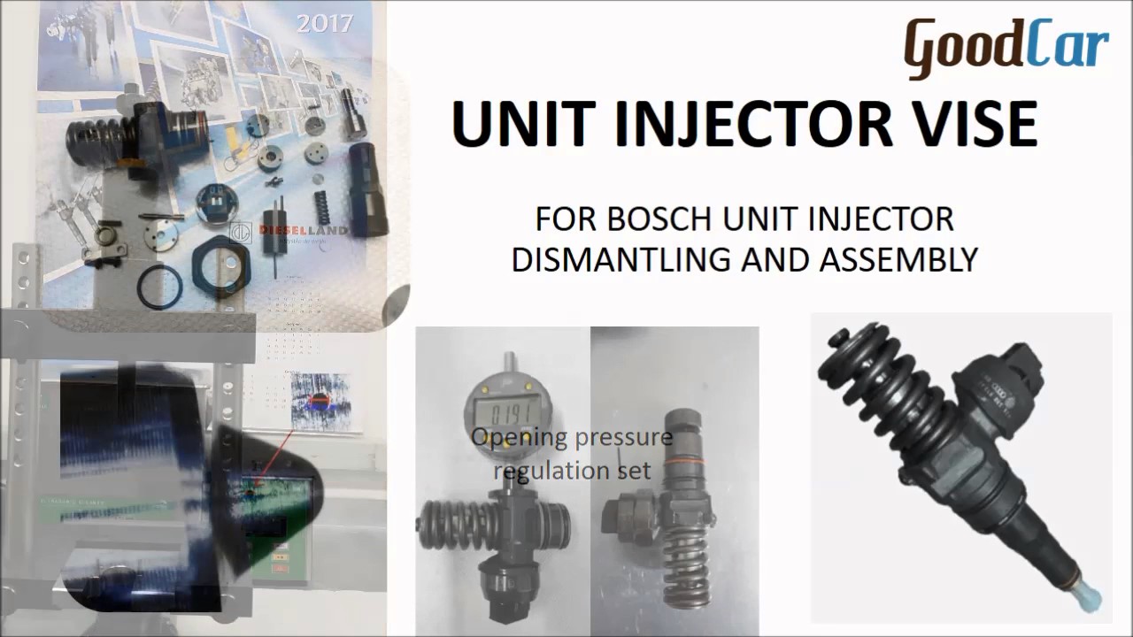 Unit injector dismantling and assembly tools Bosch 1 9 TDI