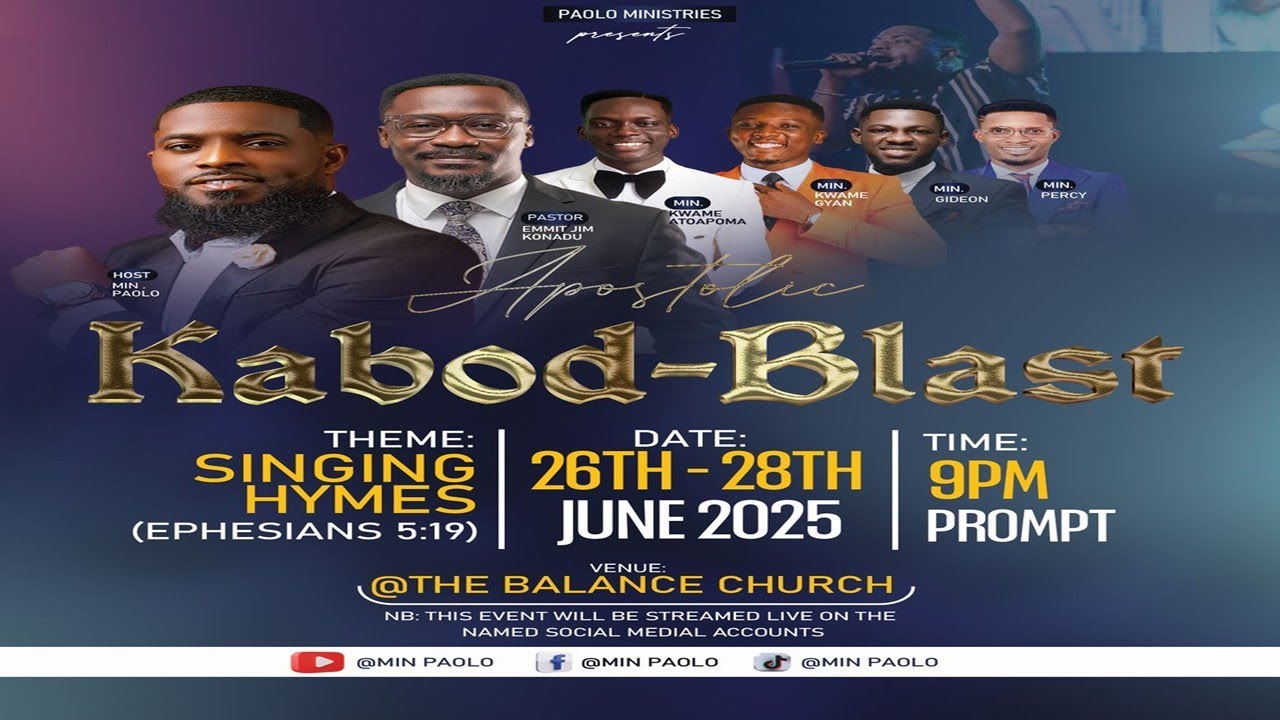 Apostolic Kabod Blast : Singing Hymns Day 2 | 26th - 28th June 2025 | Min Paolo