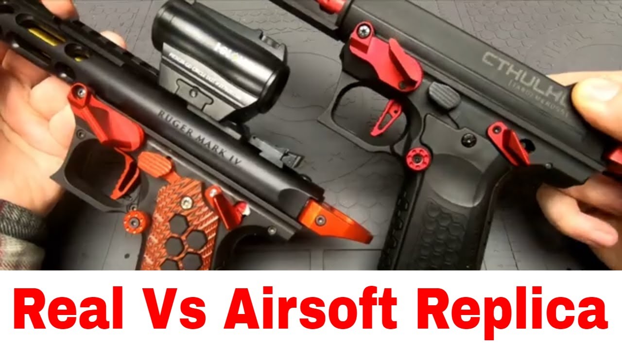 Comparing Real Tandemkross Cthulhu to Lancer Tactical Airsoft Replica