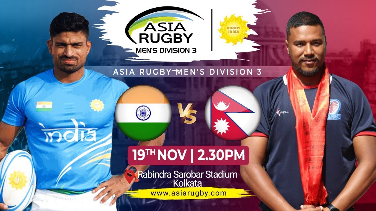 India vs Nepal     Game 1  Asia Rugby Division 3 South Championship 2022