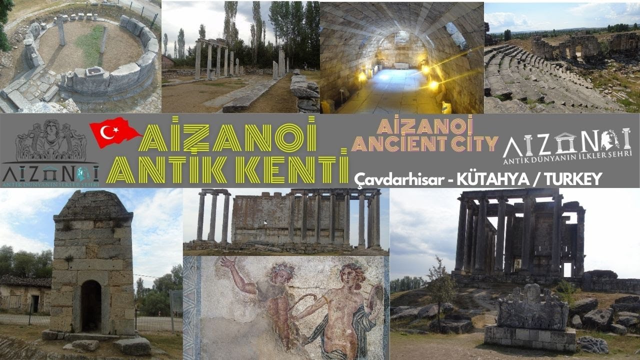AİZANOİ ANTİK KENTİ - AİZANOİ ANCİENT CİTY - Çavdarhisar - KÜTAHYA / TURKEY .Gezi Videoları 2019