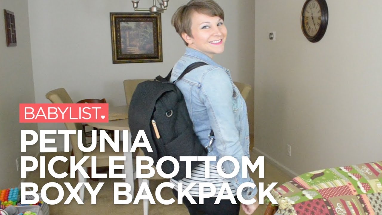 Petunia Pickle Bottom Boxy Backpack Review - Babylist