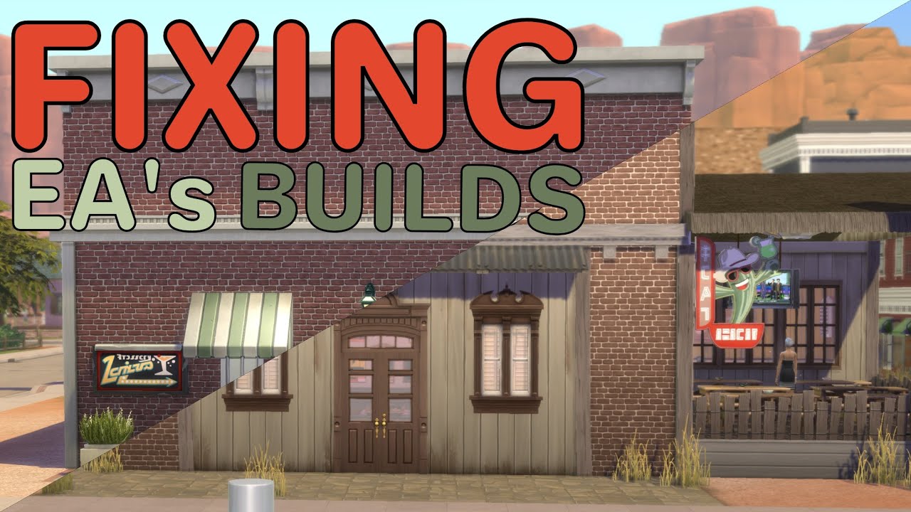 THIS BAR FEELS STRANGE... // FIXING EA's BUILDS STRANGERVILLE BAR -The Sims 4 Speedbuild