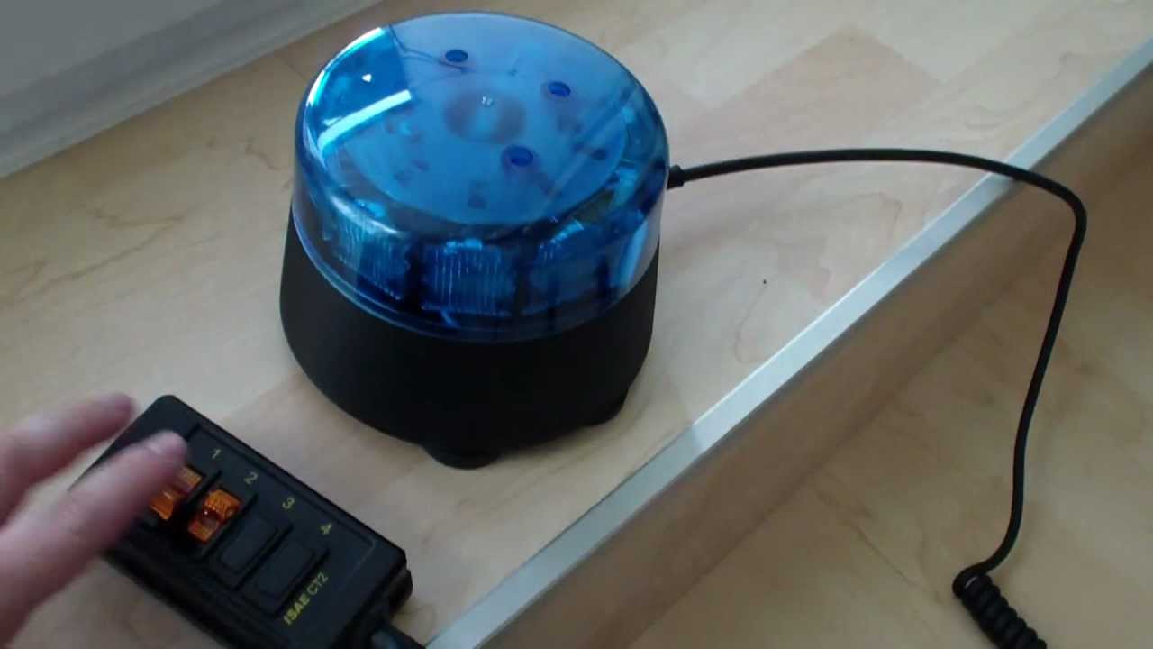 Mobiles Samco LED Blaulicht + Sondersignal