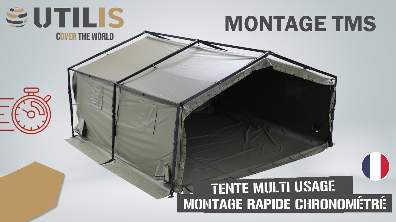 Comment se monte la tente TMS avec Chronométrage UTILIS
