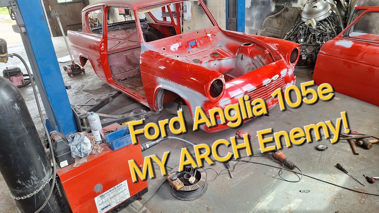 Последний проект реставрационной мастерской Yorkshire Classic Cars Ltd — обновление Ford Anglia 105e