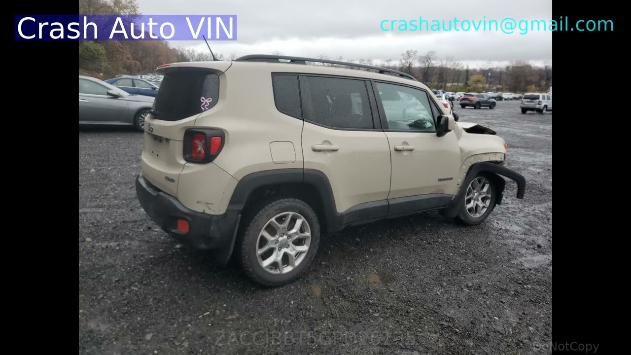 ZACCJBBT5GPD26135 Jeep 2016 RENEGADE L