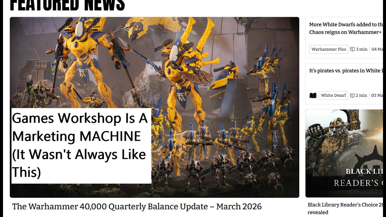 Is Games Workshop Marketing TURNING YOU OFF?