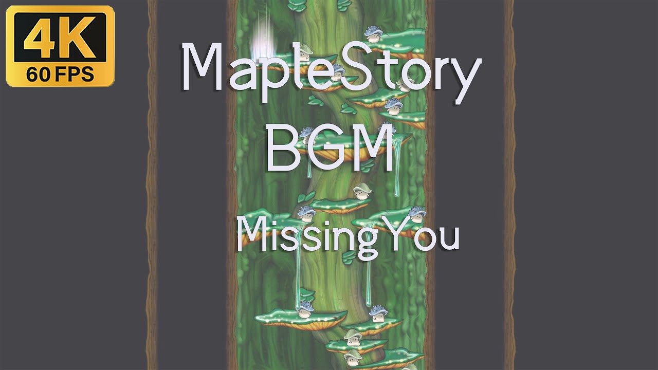 🍁4K60FPS MapleStory 新楓之谷 2-Hours Seamless Version BGM （MissingYou）Study asmr Enjoy