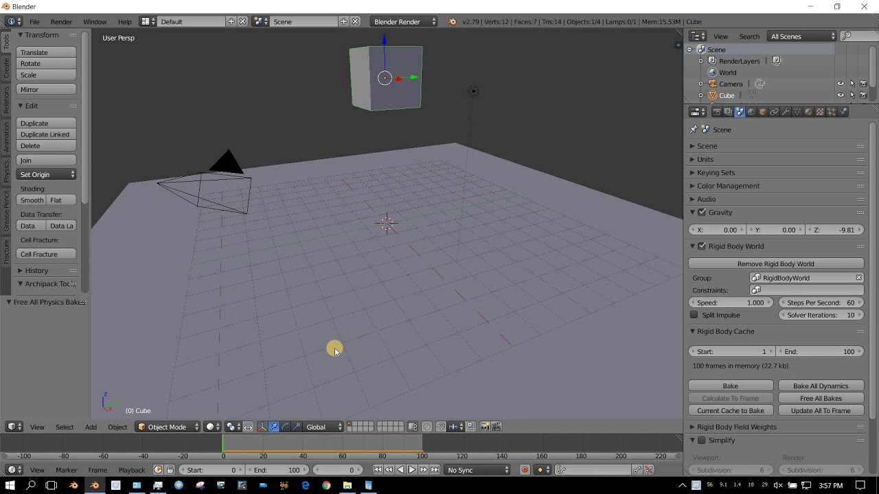 Negative Numbered Frame As Starting Point   Blender3D