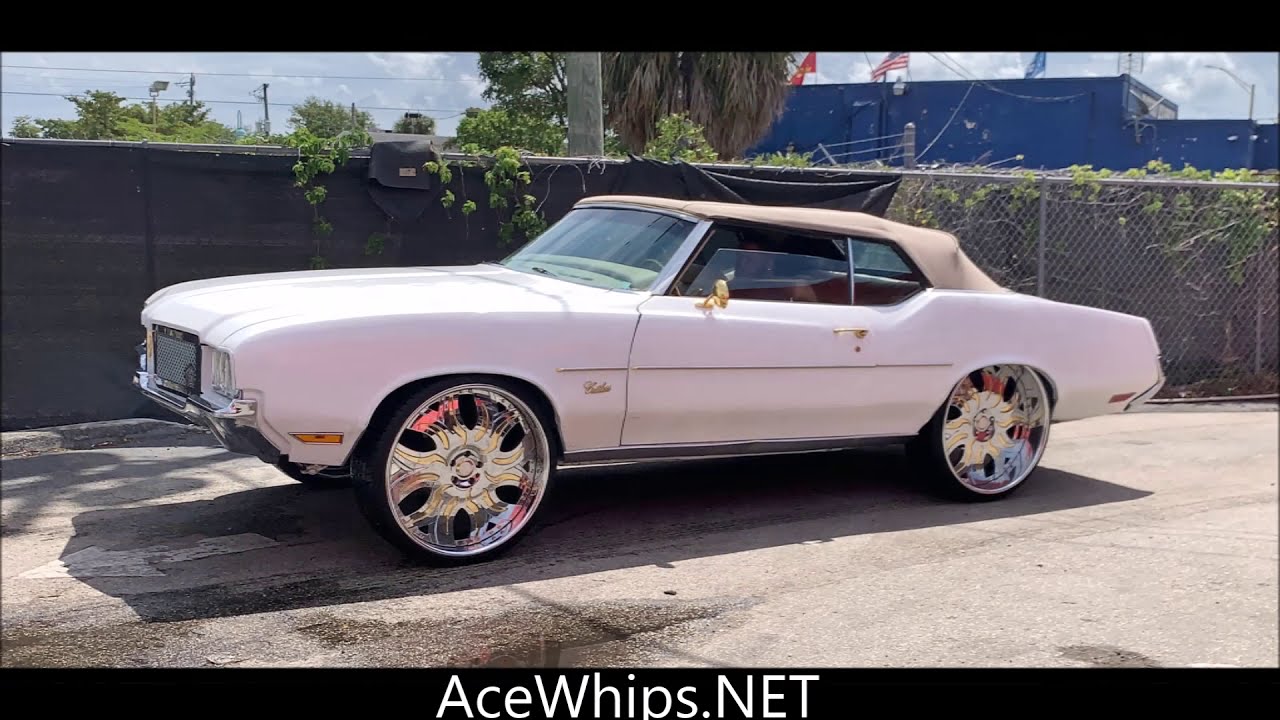 AceWhips.NET- JW's White Oldsmobile Cutlass Vert on 26