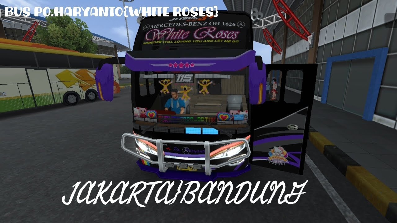 PO.HARYANTO{WHITE-ROSES}. Antar Penumpang dari terminal Polo Gebang Jakarta}Terminal bandung. busidd