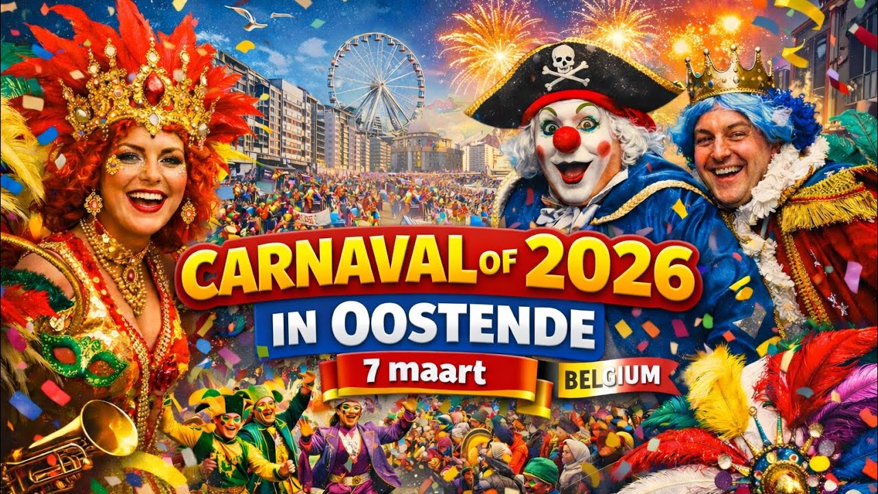 Carnaval Oostende 2026 | Grote Straatparade op 7 Maart! 🇧🇪
