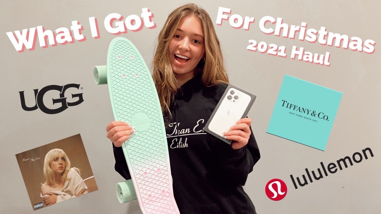 What I Got For Christmas Haul 2021 | Hannah Grace Colin