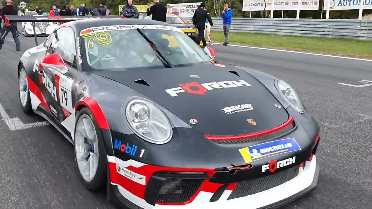 WSMP Tor Poznan przed startem wyścigu Endurance w deszczu, Porsche, Radical, BMW, Seat 1.10.2022