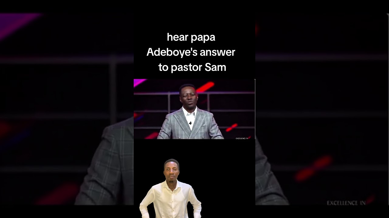 How Pastor E.A. Adeboye Answered Pastor Sam Adeyemi&rsquo;s Question 😲 (Pt 1) #EAAdeboye #SamAdeyemi