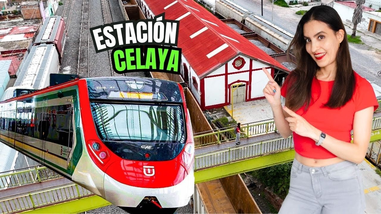 🚄De QUERÉTARO a CELAYA en [TREN de PASAJEROS]  Visitando su ESTACIÓN ANTIGUA 🇲🇽 MÉXICO 