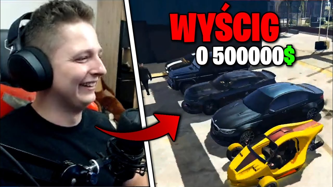 TAKU | MAŁPA, MATI SPEEDURKO | WYŚCIG O 500.000💲 | 77RP 🌴 | GTA RP