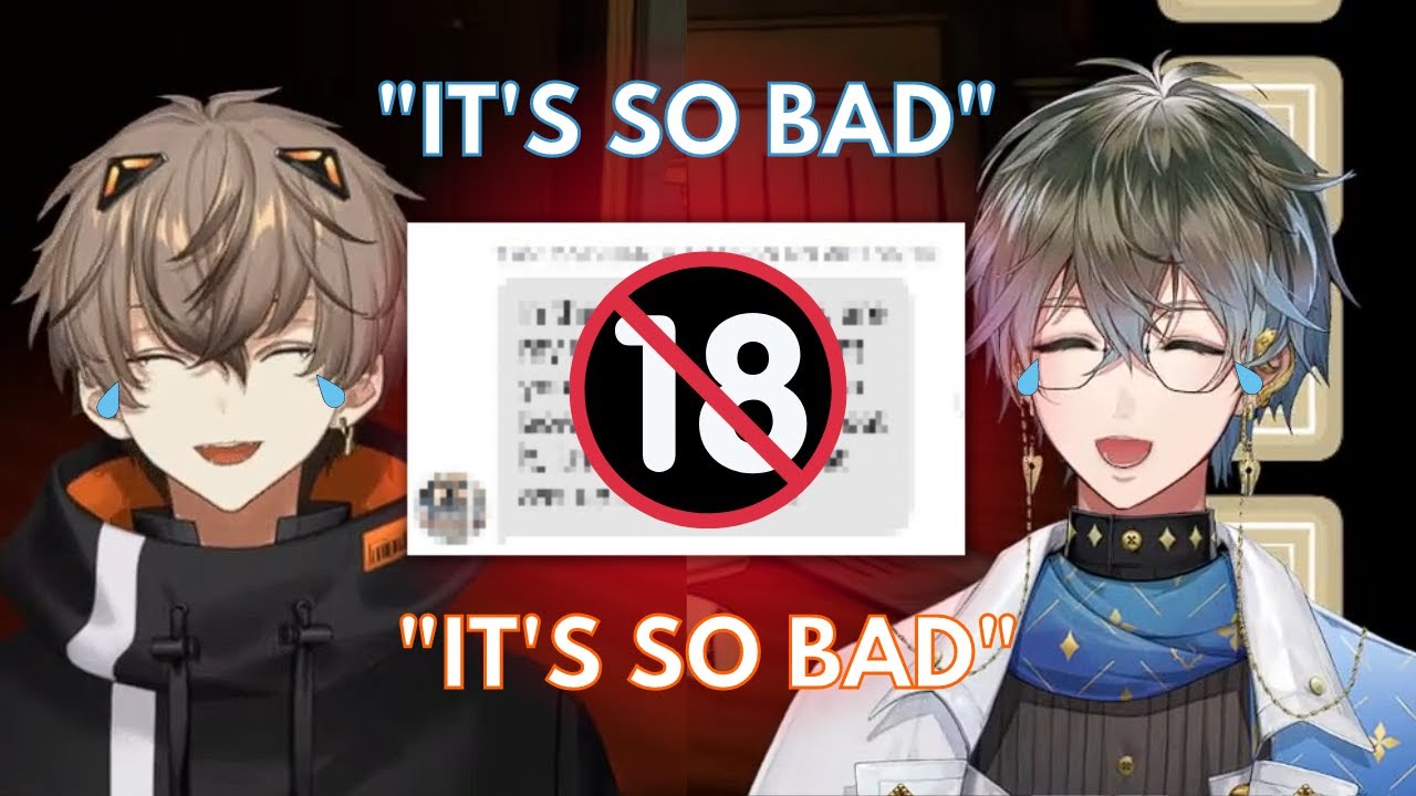 Alban and Ike lose it at a dirty joke