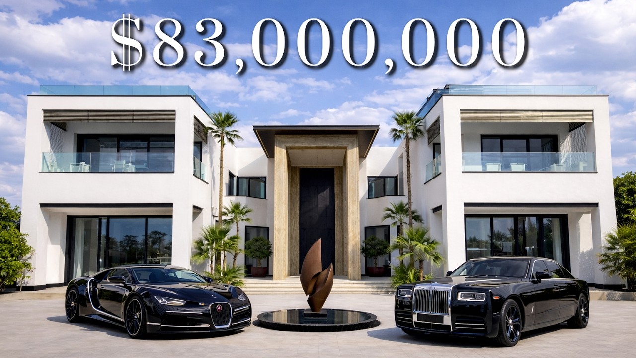 Touring a $83,000,000 ICONIC Dubai MEGA MANSION - Dubai Hills