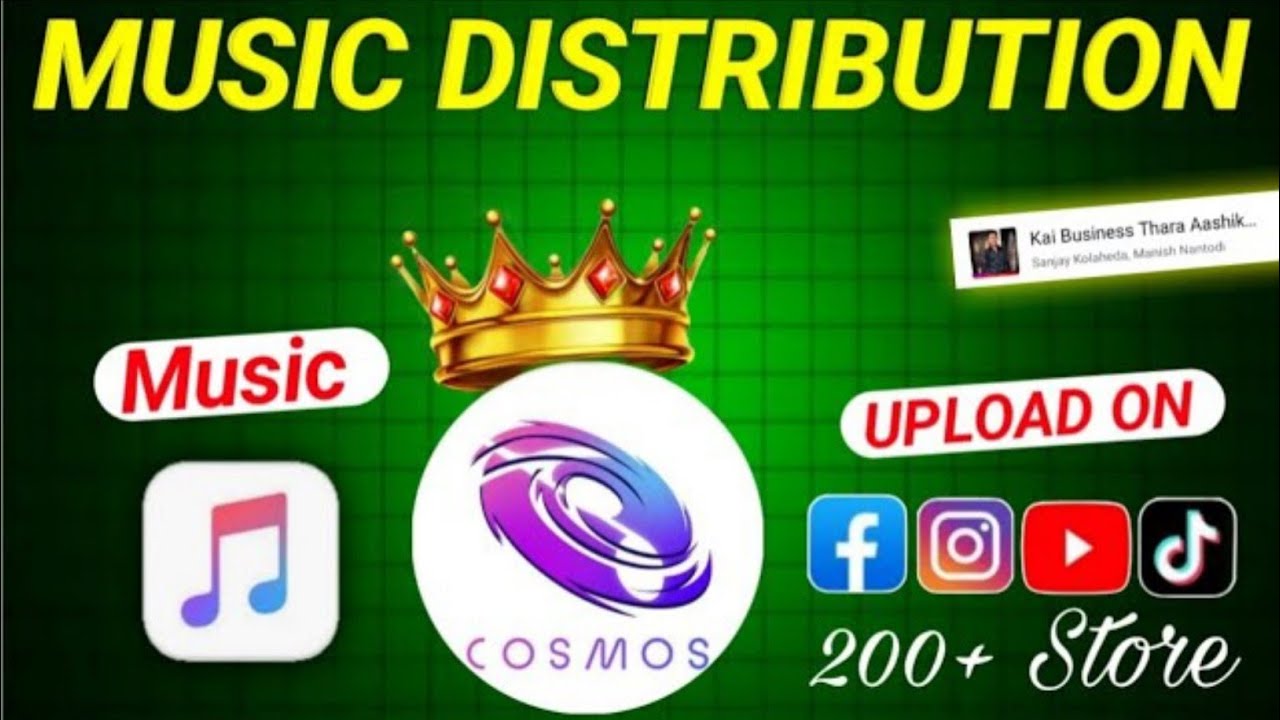MUSIC DISTRIBUTION ~ COSMOS 🎵 How To Distribute Music On All Store
