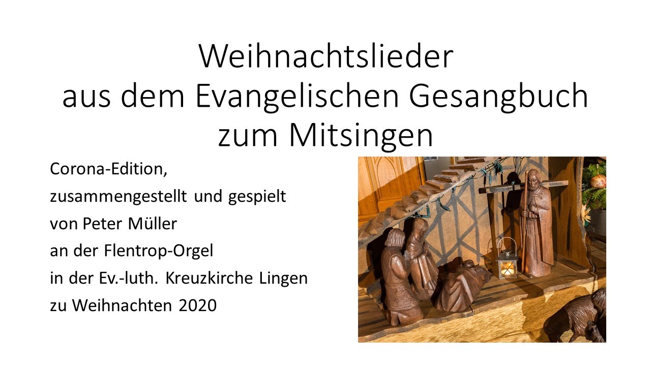 Weihnachtslieder aus dem EG zum Mitsingen