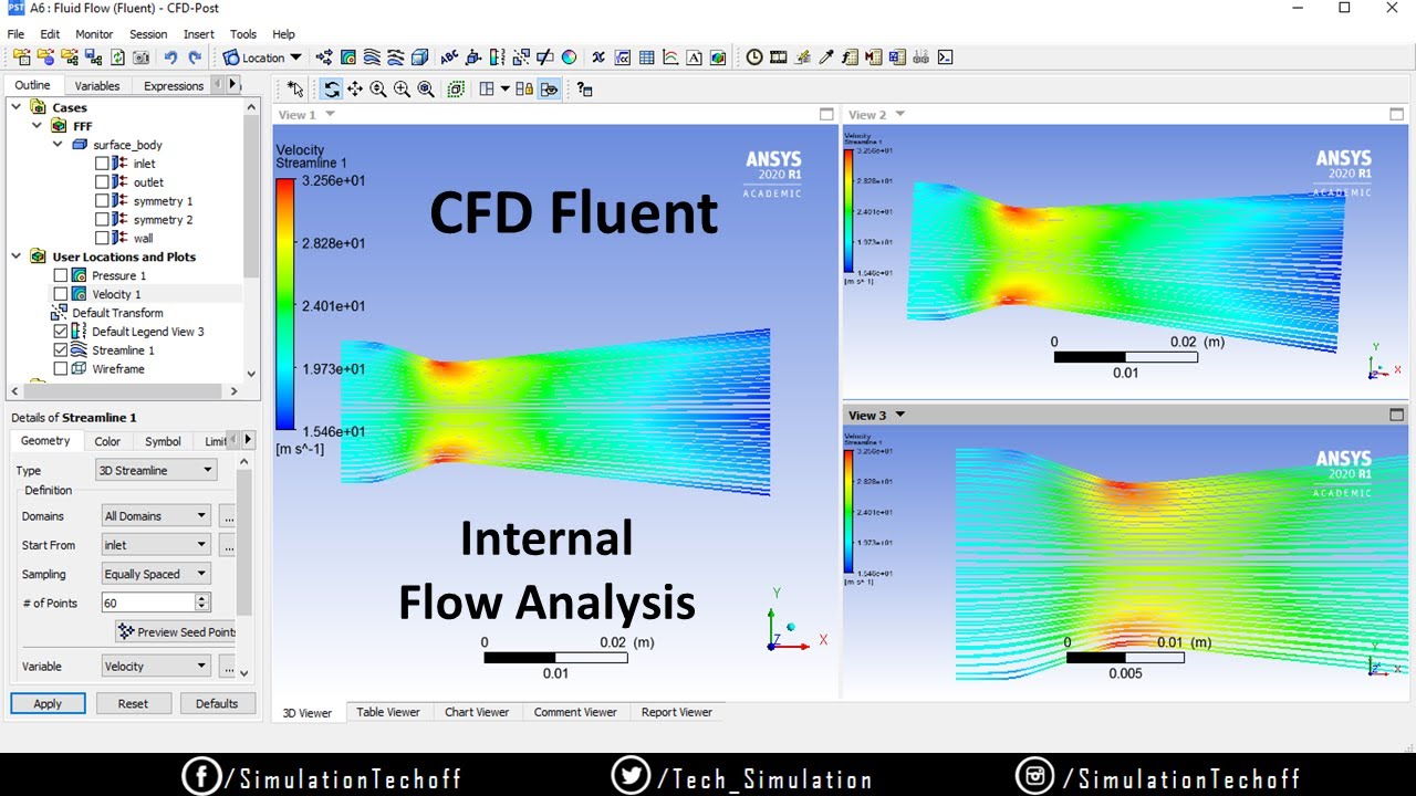 Internal Flow Analysis [ Live Streaming Session ] | Ansys Fluent | Simulation Tech Tamil