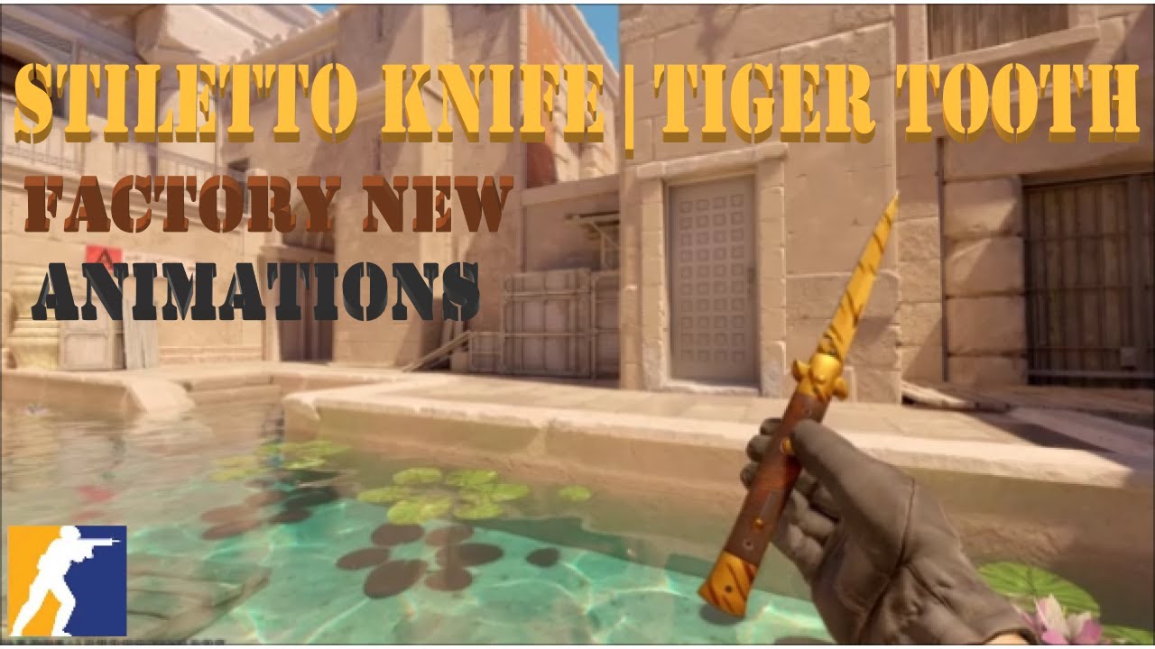 Stiletto Knife | Tiger Tooth (Animations + Showcase) [CS2]