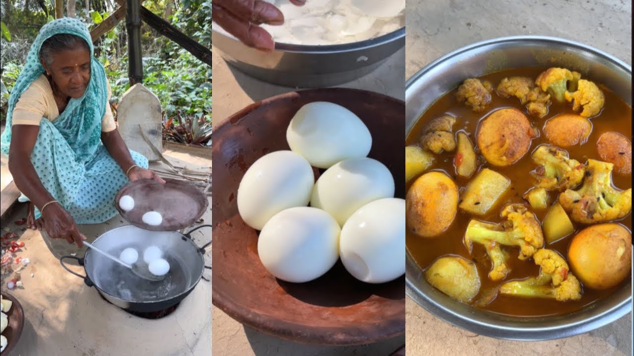 Cauliflower Egg Curry | Simple & Tasty Home Style Recipe 