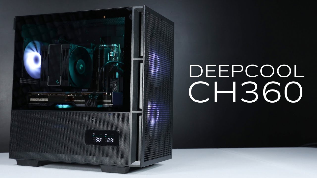 Сборка ПК среднего уровня на базе Deepcool CH360 Digital | Все компоненты AMD с воздушным охлажде...