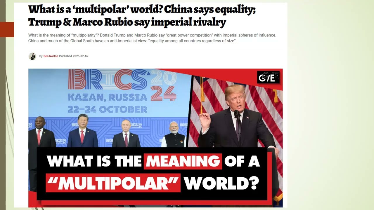 En que consiste la estratagema china de la supuesta multipolaridad mundial