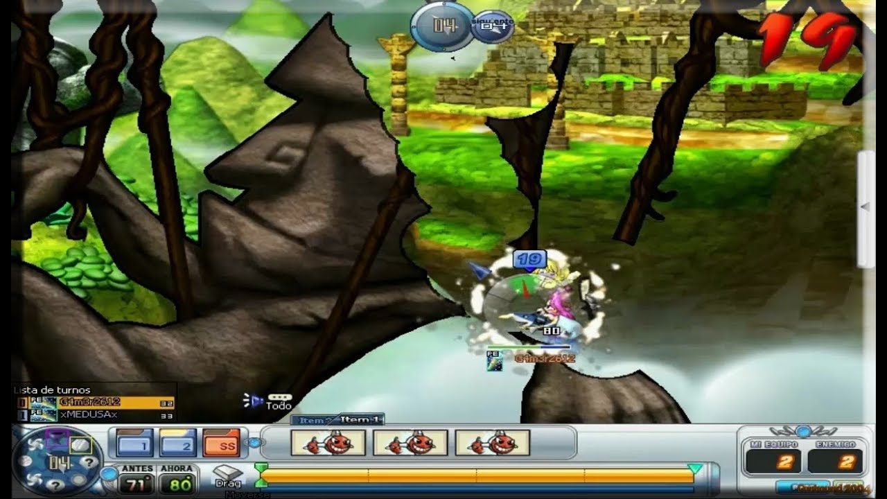 ◄ Gunbound Latino ► Practicando ando...