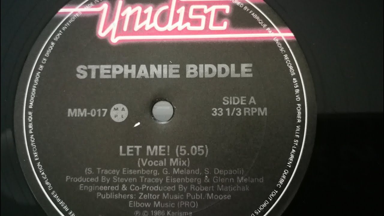 Stephanie Biddle - Let Me (Vocal Mix 1986) [Electrofunk] HQ