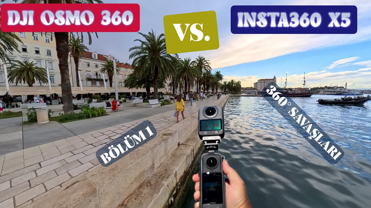 DJI OSMO 360 vs INSTA360 X5 PART 1 360 DERECE SAVAŞLARI
