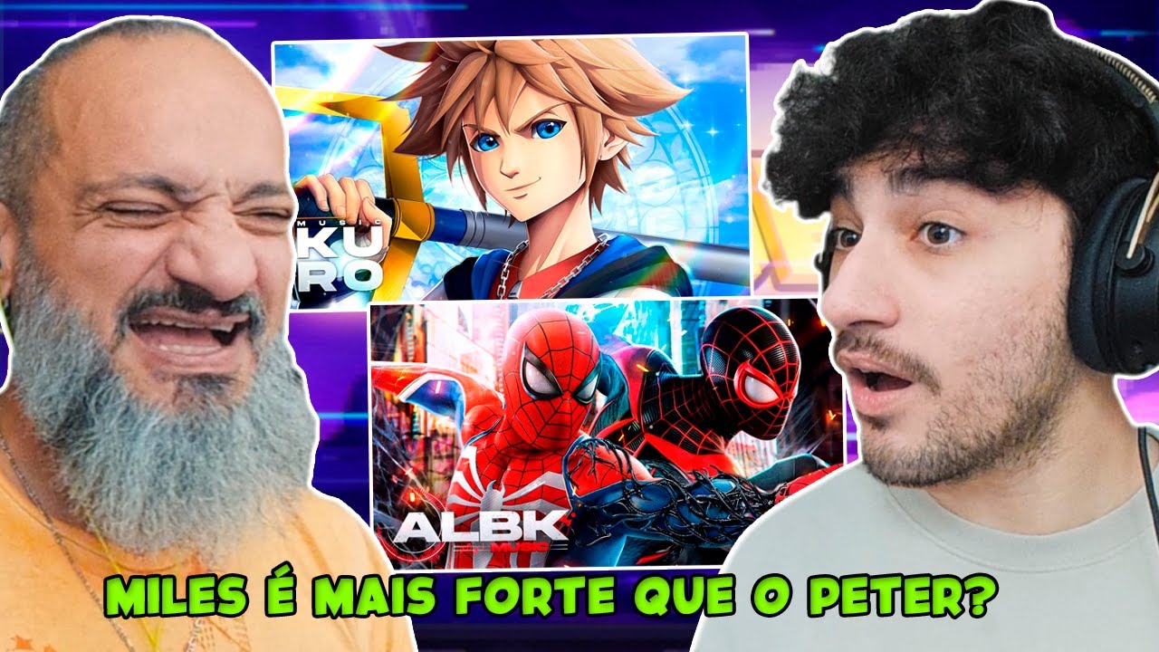 O JOGO DO HOMEM ARANHA PARECE ESTAR FODAA - SORA & HOMENS ARANHA - ALBK | KURO - REACT